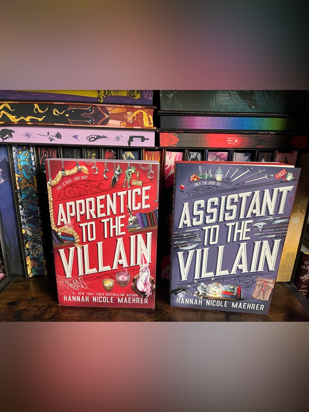 Assassin to the Villain and Apprentice to the Villain by Hannah Nicole Maehler